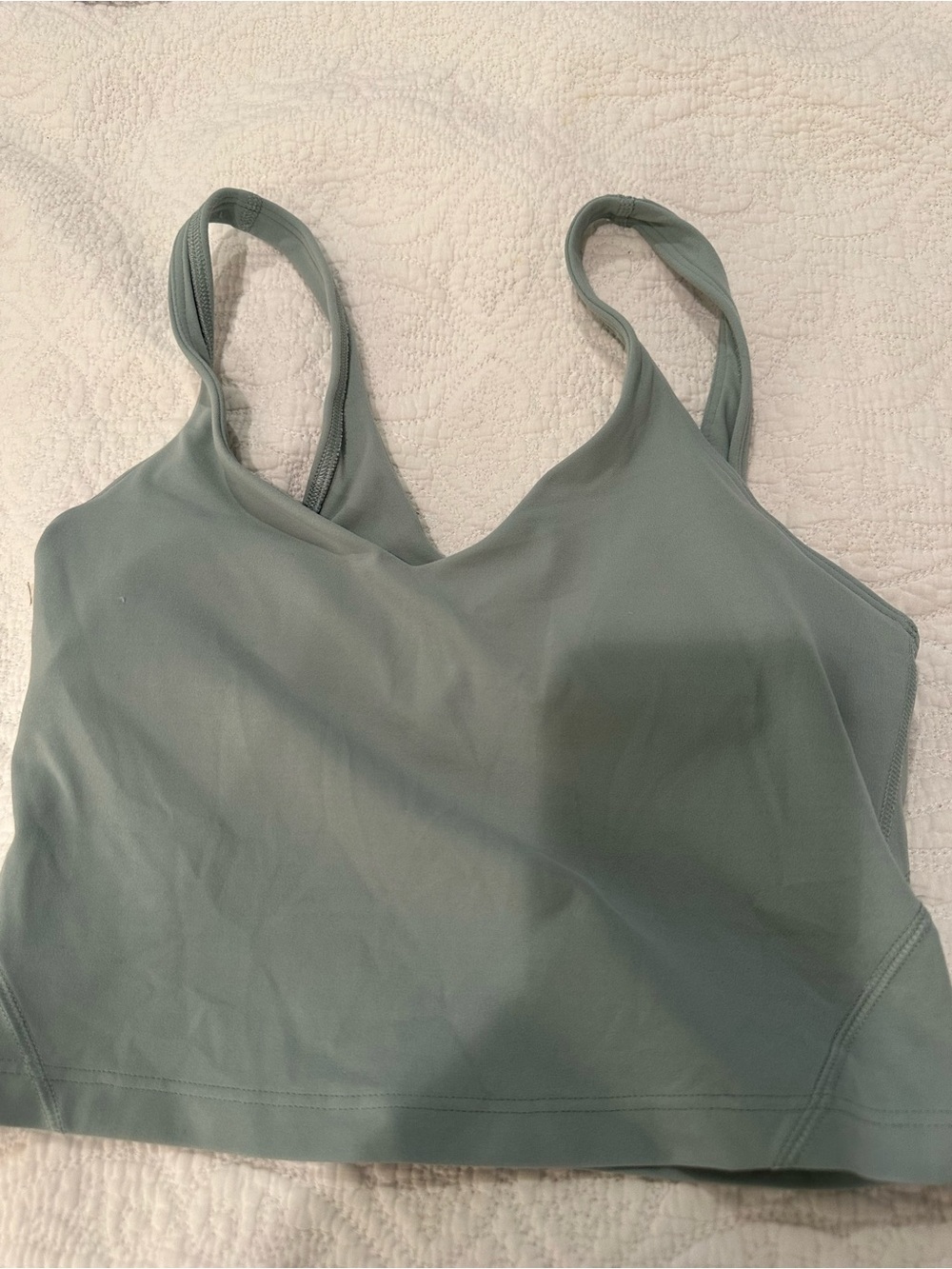 lululemon athletica Light Sage Green Tank Top